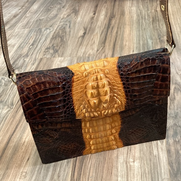Vintage genuine crocodile handbag - Picture 17 of 17